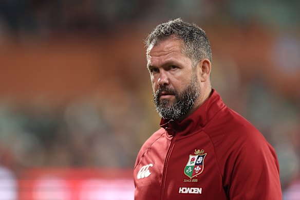 Andy Farrell, the British & Irish Lions head coach.