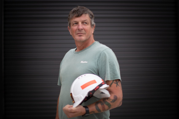 Tony Wolfe, 58, works as a unit controller at a Latrobe Valley coal-fired power generator.