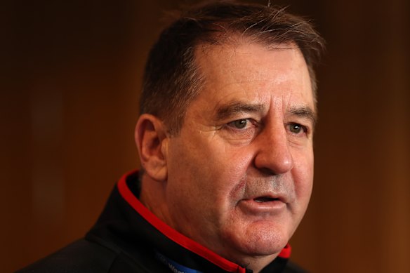Veteran St Kilda coach Ross Lyon.