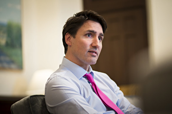 Trudeau, pictured in 2019, gained global renown from 2015 for his unabashedly progressive politics. But at home, voters have long been sour on him.