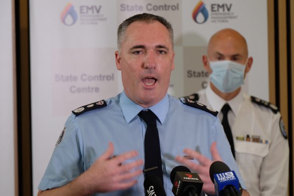 CFA chief officer Jason Heffernan.