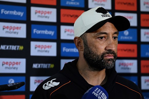 Benji Marshall discusses the impending departure of Jarome Luai on Tuesday.