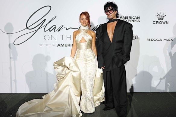 Influencer Adelle Petropoulos and designer Con Ilio.