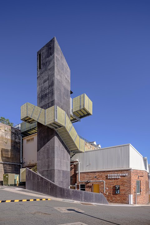 Much of the original fabric has been retained, including steel trusses and corrugated steel walls.