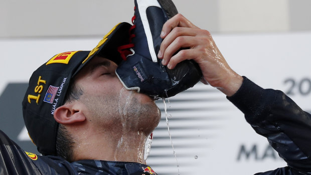 Daniel Ricciardo is ready to bring back the "shoey".