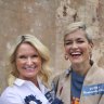 Sister act: Jessica Rowe proud to offer support on election day despite the ‘intrigue and drama’