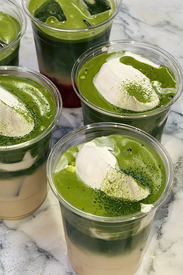 Earl Grey cloud matcha.