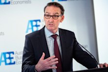 Treasury Secretary Dr Steven Kennedy speaks at an Australian Business Economists event.