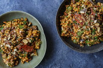 Amatriciana-ish cous cous salad.