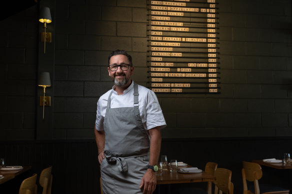 Graham Jefferies at his Torquay restaurant, which has been transformed from top to bottom.