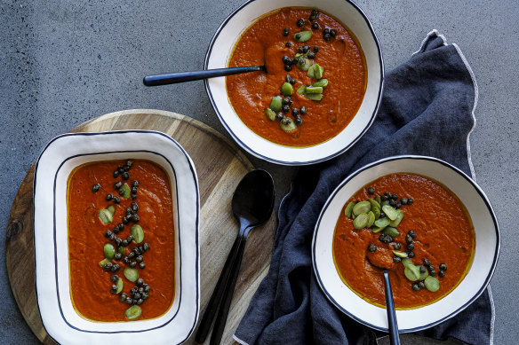 Tomato soup, extra dirty.