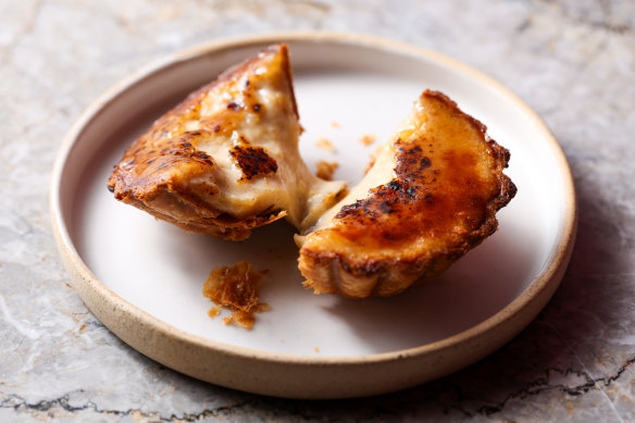 Portuguese tart.