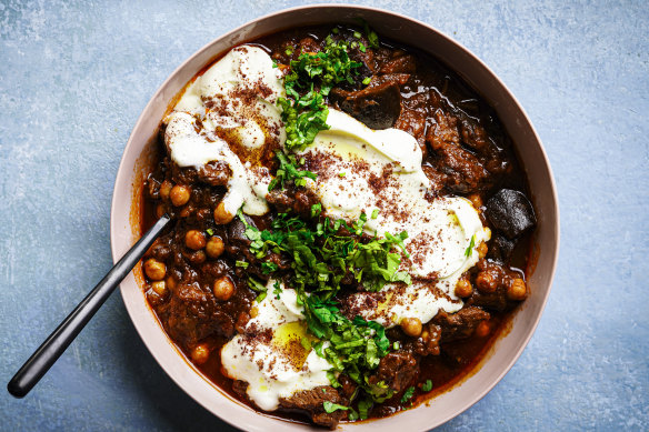 This Persian-style stew relies on sumac in place of hard-to-find black limes.