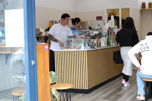 Ada’s Affair in Glebe has a pared-back plywood fitout.