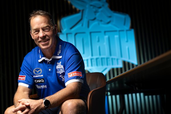 North Melbourne coach Alastair Clarkson knows the challenges facing his club, but he’s also seen sides rise from similar depths.