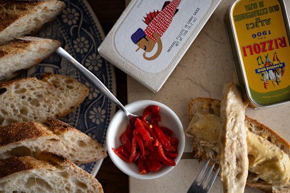 Lanches Delicatessen no Winespeake em Daylesford.