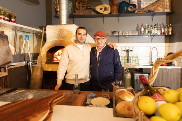 Yakamoz owners Ogulcan Atay (left) and his father Ali Atay.