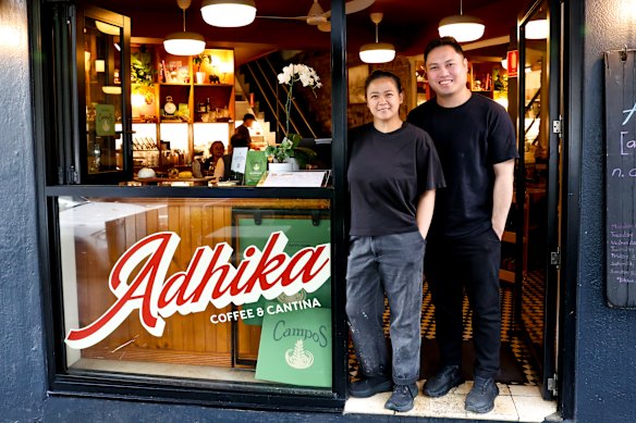 Adhika co-owners Aileen Aguirre and Francis Dela Cruz.   