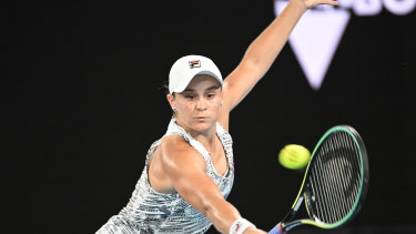 Ash Barty on fire. 