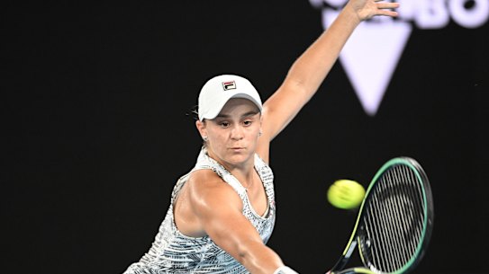 Ash Barty on fire. 