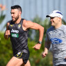 Edwards enjoys 'surreal' training session with Geelong rival Ablett