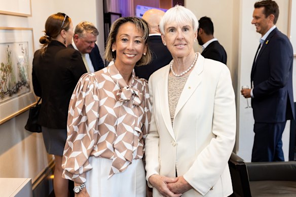Perth Symphony Orchestra chief executive Catherine Henwood and Dr Diane Smith Gander, AO.