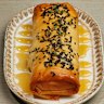 Listen out for the crackle of the filo tiropita (cheese pie).