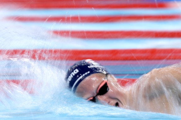 Henrik Christiansen in action at the Paris Olympics. 