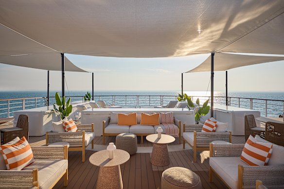 The sundeck.