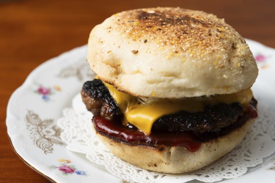 The aromatic flavours dance on your tongue, and it’s a combination of sweet, savoury and smoky all wrapped up in a wonderfully fluffy muffin. 