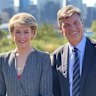 WA Senator Michaelia Cash and shadow treasurer Angus Taylor in Perth.