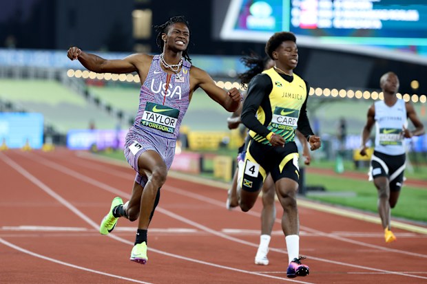 World athletics under-20 championships 2026: Tate Taylor wins gold ...