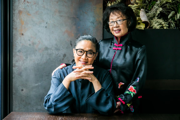 Kwong with her mother, Pauline, celebrating Lunar New Year in 2018.