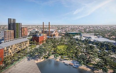 The state government wants to redevelop the waterfront at White Bay on Sydney Harbour. 