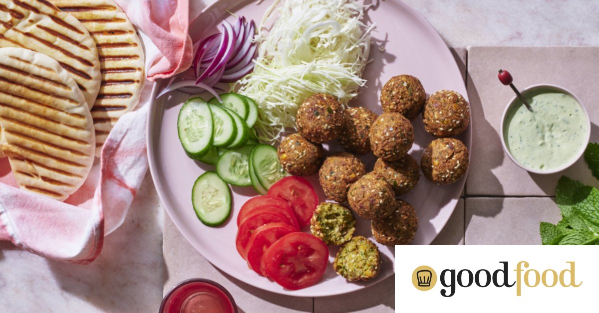 Curtis Stone’s crowd-pleasing falafels, starring the herby tahini sauce you’ll use on everything