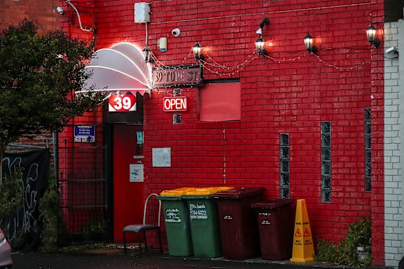 Brothel on 39 Tope Street in South Melbourne. 