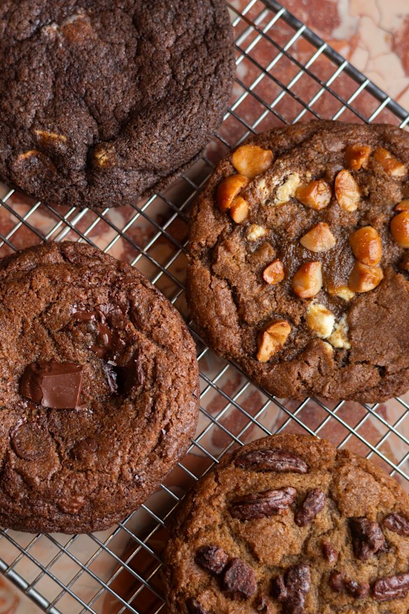 There are five cookies in the range. 