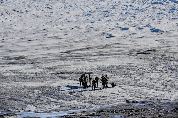 Danish forces join NATO troops in exercises in Greenland in September.