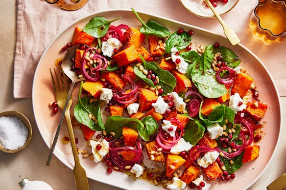 RecipeTin Eats’ new favourite Christmas pumpkin salad.