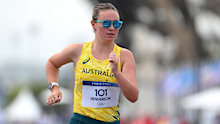 Rebecca Henderson representing Australia at the Paris 2024 Olympics.