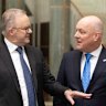 Prime Minister Anthony Albanese and his New Zealand counterpart Christopher Luxon.