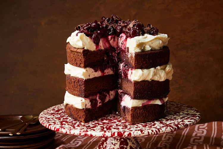 Emelia Jackson’s perfect black forest cake.
