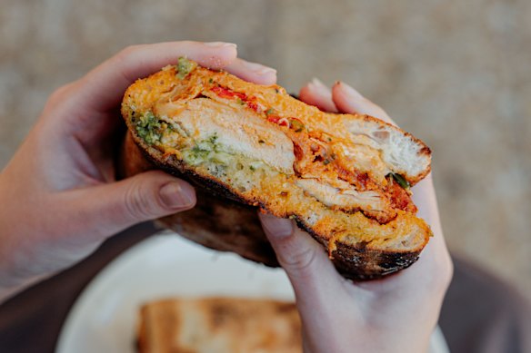 I’ve eaten many sandwiches, and this one might be the most architecturally sturdy of them all.