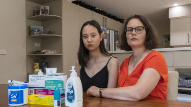Ashley Wong, 18, and her mum Karen are calling for more support to help with the cost of managing allergies.