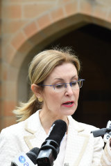 Gabrielle Upton announces the University of Sydney heritage listing.