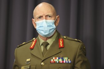 COVID-19 Taskforce Commander, Lieutenant General John Frewen.