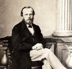 Fyodor Dostoevsky seen in 1865, the year before Crime and Punishment was published.