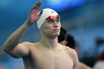 The Court of Arbitration for Sport will hear the case against Chinese swimmer Sun Yang, pictured, next week.