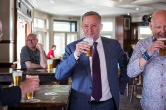 Anthony Albanese’s campaign is already organising Albo beer coasters.