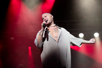 Stan Walker provided a blistering set on the Friday.